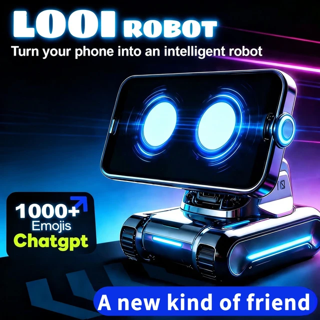 Looi AI Smart Robot, Digital Pet, Desktop Toy, Emotional Companion, Interactive Toy and Gift Suitable for Children and Adults 1