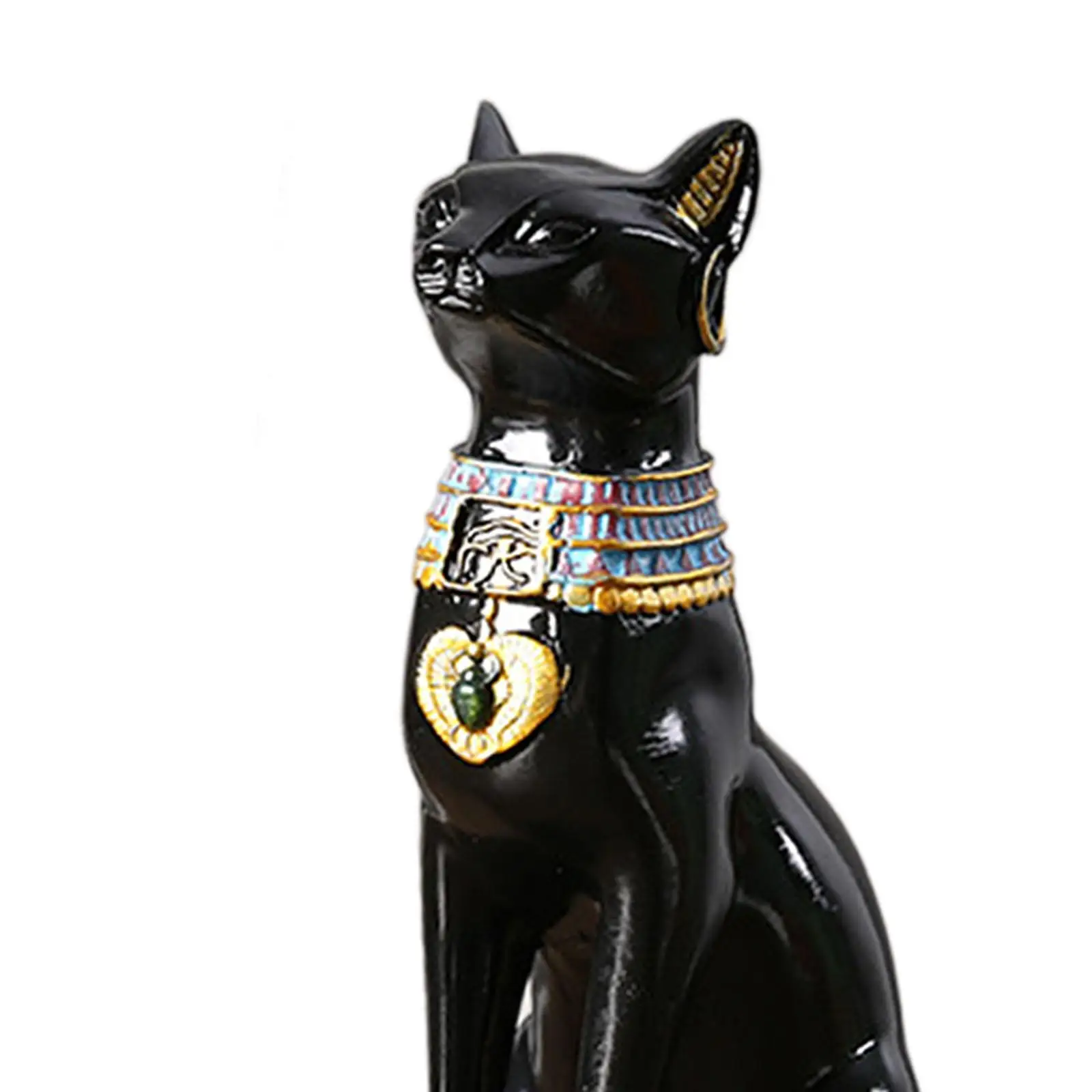 تمثال آلهة القط باستيت تمثال كيتي لخزانة غرفة النوم على الرف