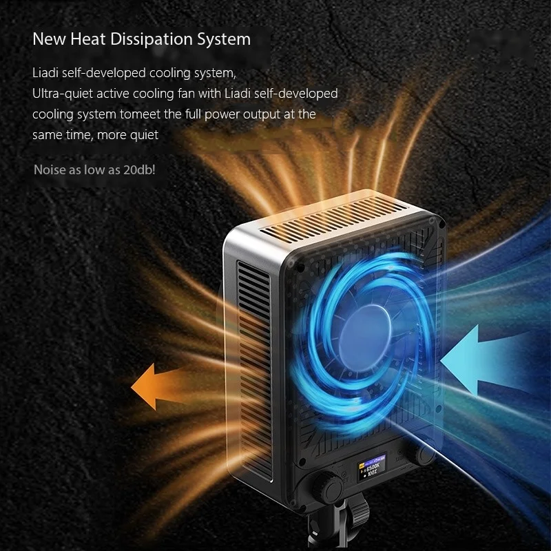 LIYADI G230W LED الفيديو الضوئي ثنائي اللون 2800K-6500K المهنية COB ملء ضوء أضواء التصوير الفوتوغرافي لإضاءة الاستوديو سوفت بوكس