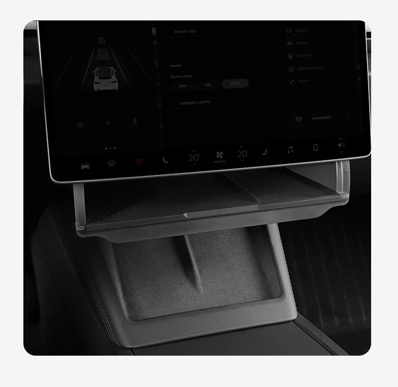 Unterbild-Aufbewahrungsbox für Tesla Model 3, Highland, versteckte Falte, Aufbewahrungsbox, Auto-Aufbewahrung, Modifikationsteile, Innendesign – Detail 12