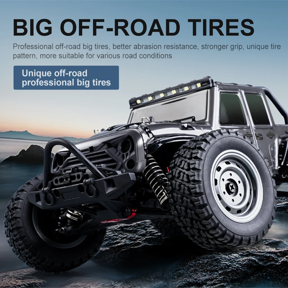 1:16 4WD 70 km/u borstelloze 50 km/u geborstelde RC auto 16103PRO LED 2.4G afstandsbediening hoge snelheid Jeep Off Road Drift Monster Truck