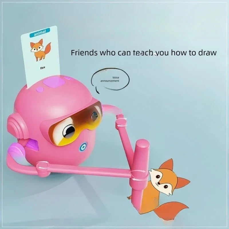Popular Early Education Intelligent Automatic Painting Robot 3-8 Years Old Enlightenment Children Birthday Gift Toy