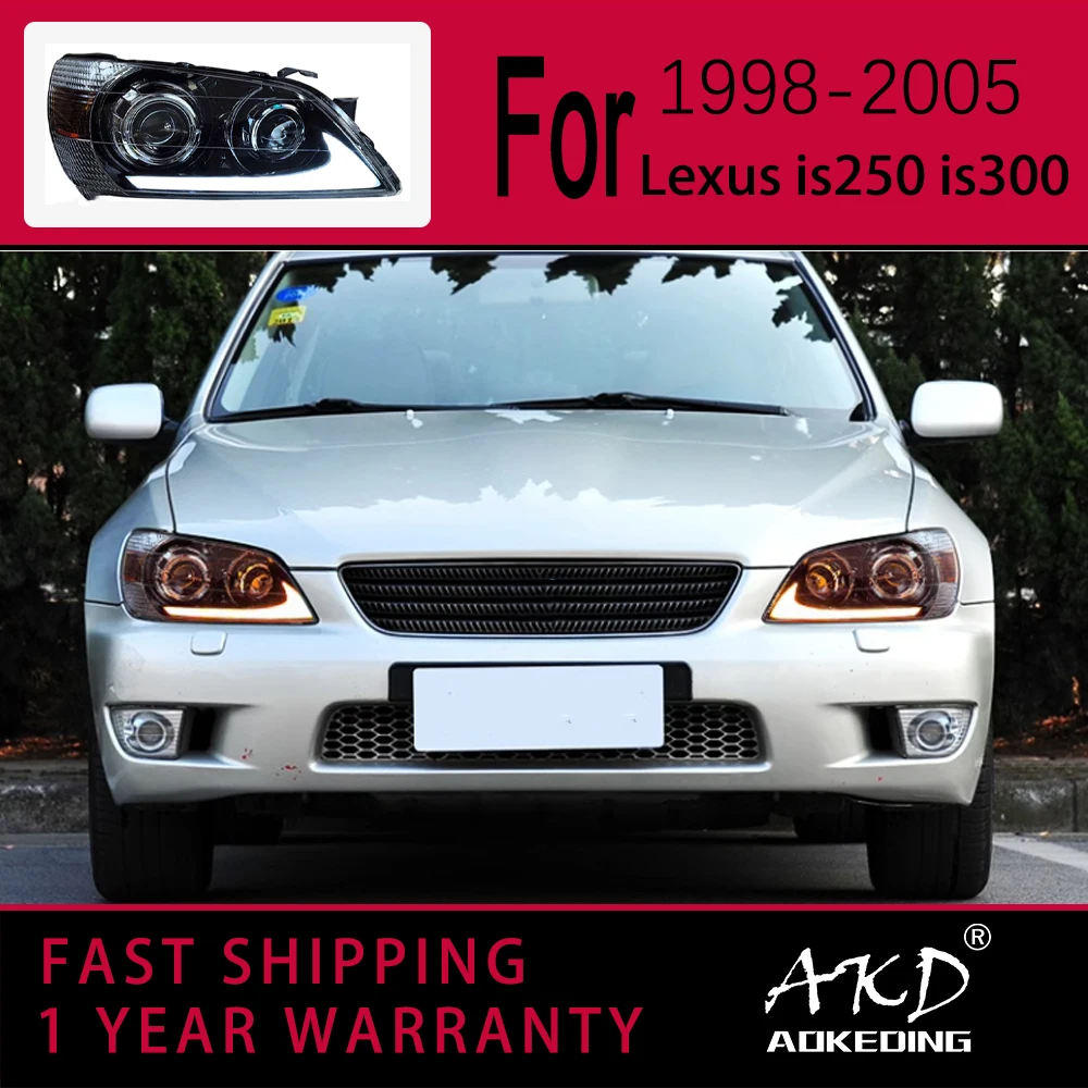Car Lights for Lexus IS250 IS300 LED Headlight 2006-2012 is350 Head Lamp Drl Projector Lens Automotive Accessories