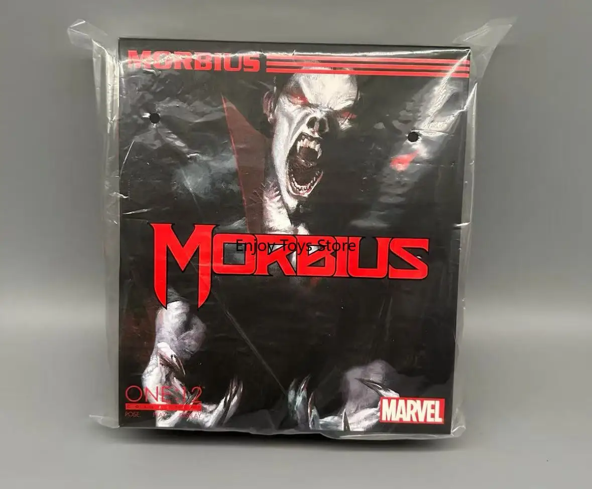 Em estoque |   MEZCO 1:12 Figura de ação articulada com tecido de 6 polegadas - Marvel: Morbius The Living Vampire