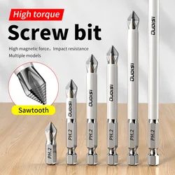 Bits Non-Slip Batch Head Cross Bit Cross Screwdriver Hardness Drill Bit Screw Driver Hand Tools