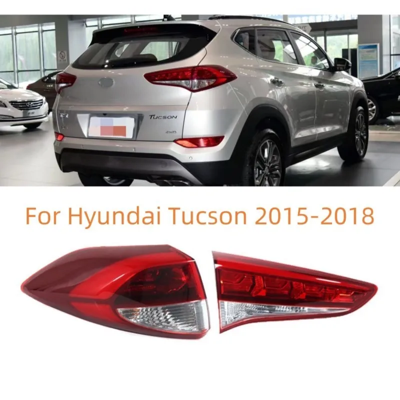 Automotive Accessories Hyundai Tucson 2015-2018 LED taillights Rear bumper turn signal warning brake light taillight assembly