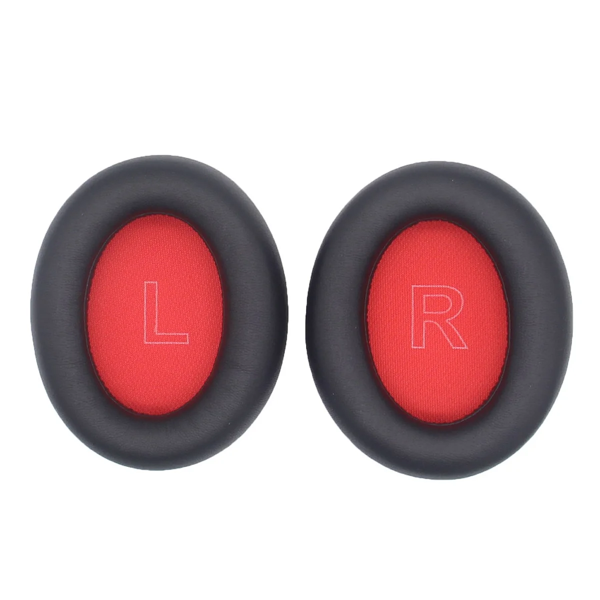 ABAN For Life Q10 Headphone Cover Protective Cover Ear Replacement Comfort Ear Cushions,Black+Red