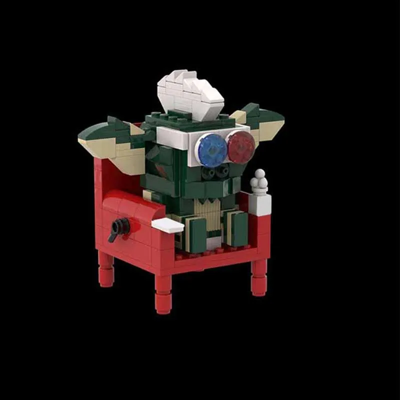 

200PCS MOC Creative Model Stripe Gremlins 3D Movie Edition Custom Building Blocks DIY Ideas Assembly Display Gift Building Set