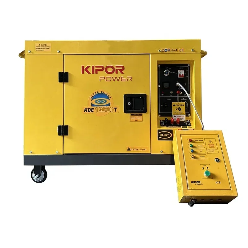 

KIPOR POWER 10KVA Silent Diesel Generator With Low Noise Rated Power 8KW/10KVA Diesel Generator With ATS