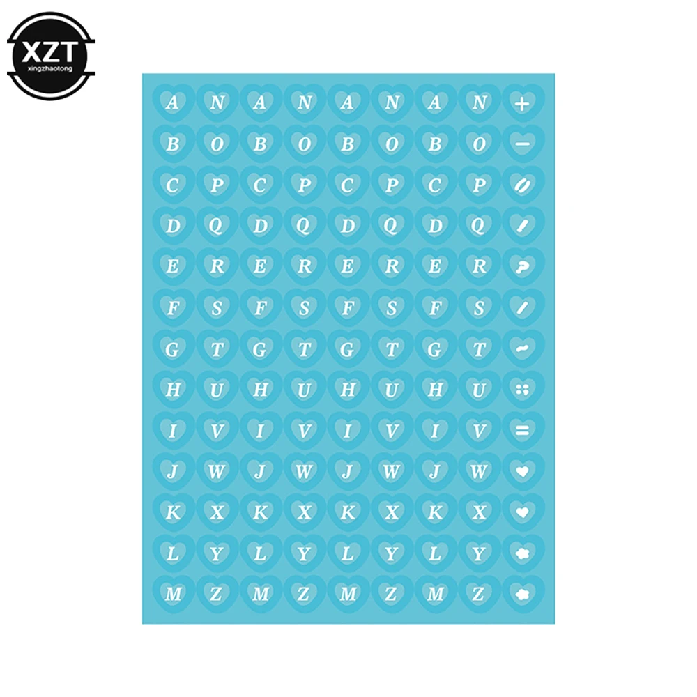 Love Symbol Sticker Student's Hand Journal Material Sticker Cute Girl's Heart Mobile Phone Decorative Sticker