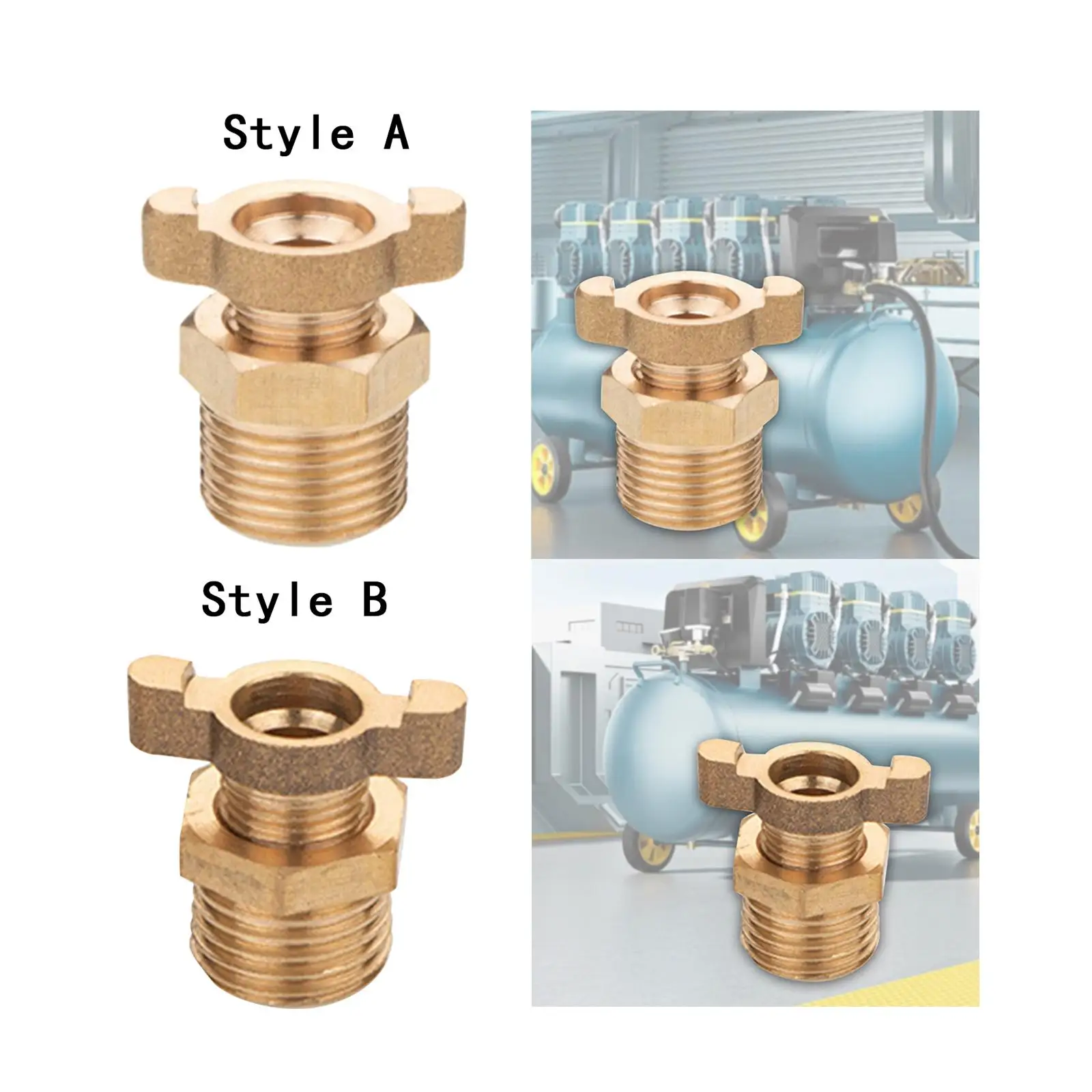 

Сливной клапан воздушного компрессора Медный сливной клапан Портативный экономичный прочный герметичный легкий аксессуар для легкой установки