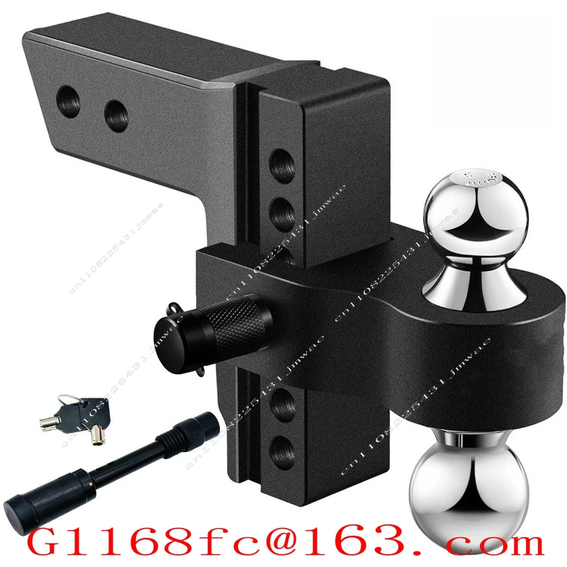 Strong Pulling Force Adjustable Aluminum Alloy Trailer Arm 6 Inch with Latch Lock Double Head Puller Trailer Arm
