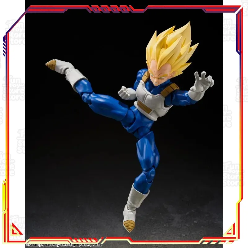 Figura de Acción Coleccionable Oficialmente Licenciada de Bandai S.H.Figuarts Dragon Ball Z Super Saiyan Vegeta Dangerous Pride