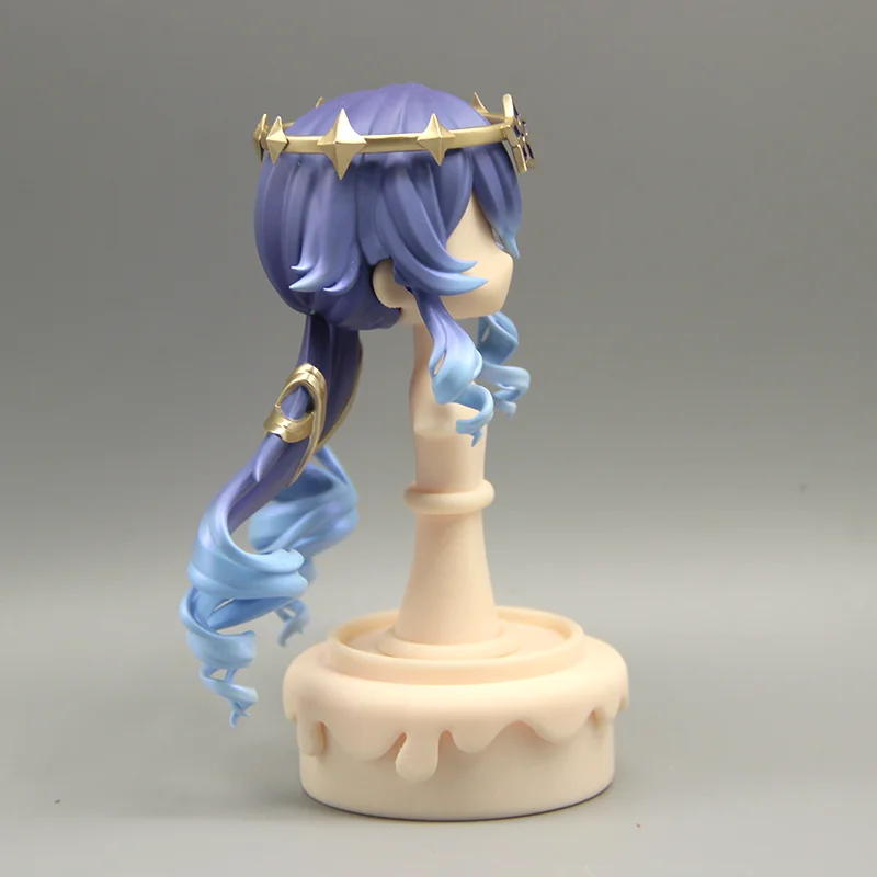 Genshin Impact Layla handgemachte OB11 OB22 GSC Haarschale abnehmbare Haarperücke Frontplatten BJD Puppenzubehör Spiel Anime Figur Kind