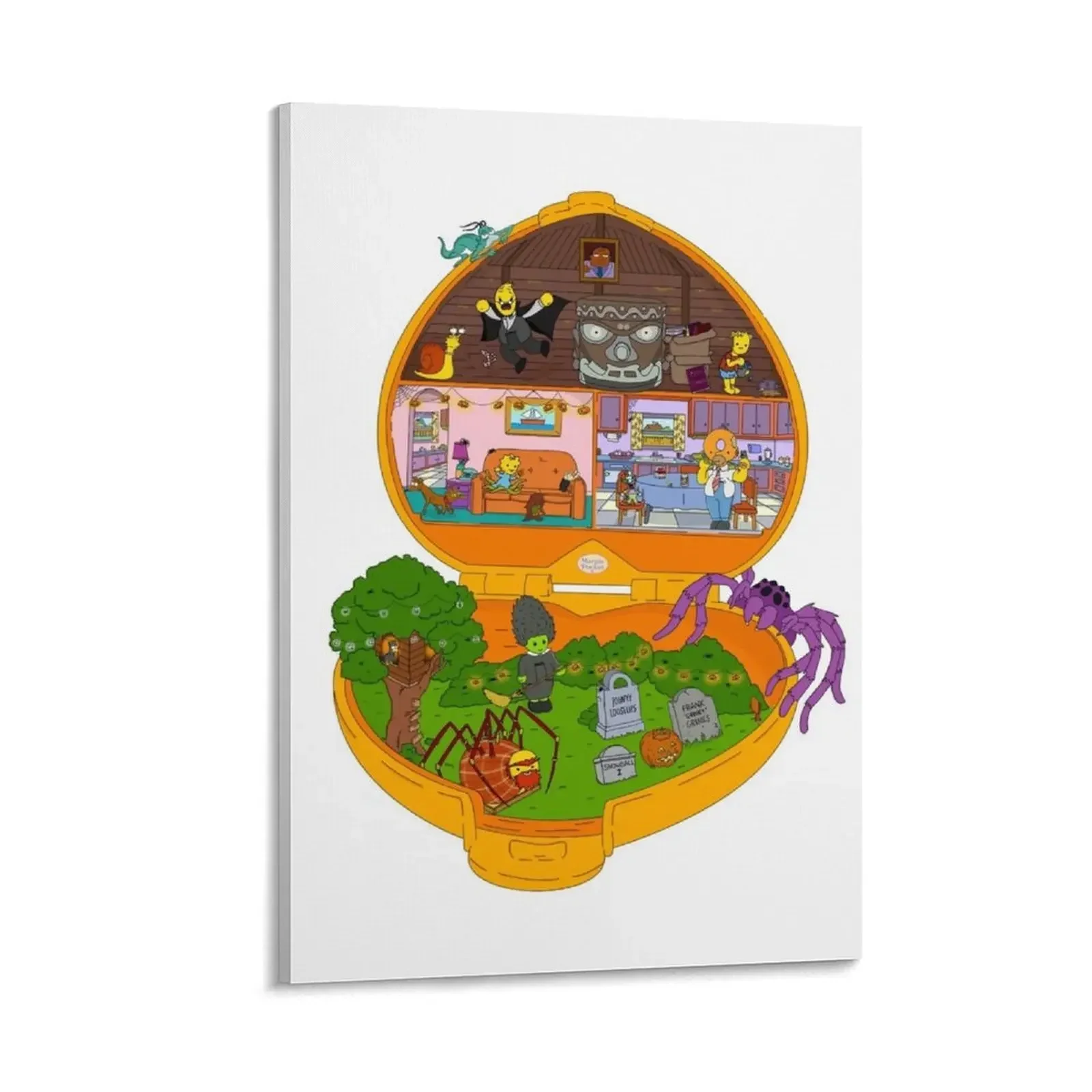 

Spooky Pocket Canvas Painting painting accessories for home decor room decorations for men