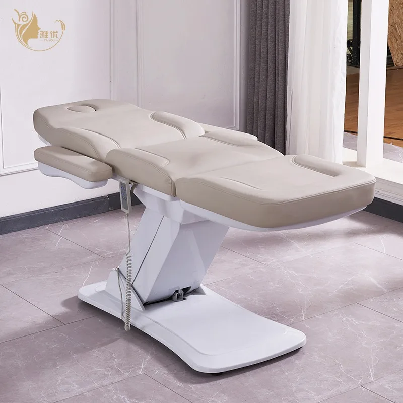 Electric Beauty Spa Bed for Massage Facial Lash Work Salon Furniture