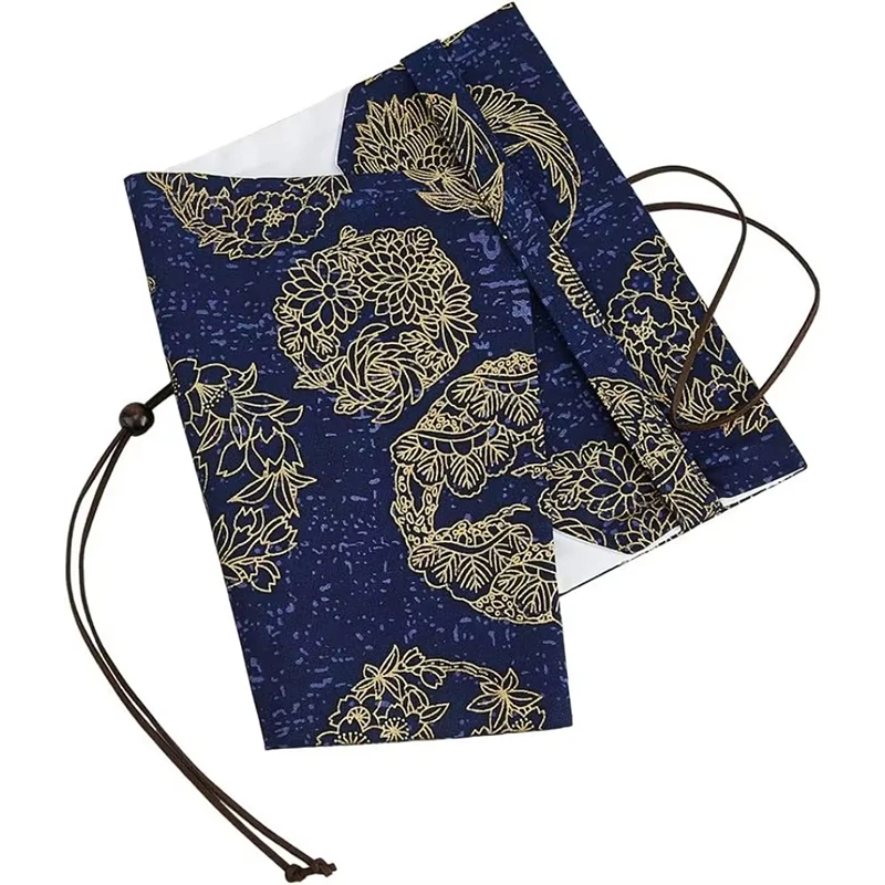 

Book Cover Sleeve A5/a6 Book Sleeve Washable Paperback Book Protector with Wave Totem Protection Book Cover Fabric Novel Book