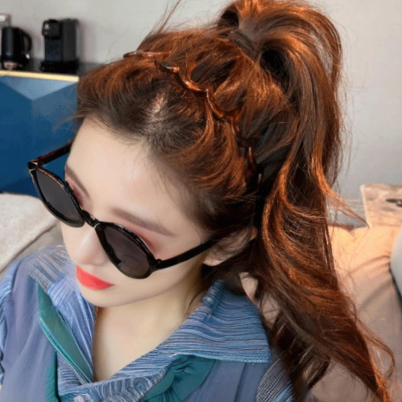 Fashion Wave Headbands for Women Color Retro Tortoiseshell Toothed Non-slip Hair Bands Girl Face Headbands Hair Accessories