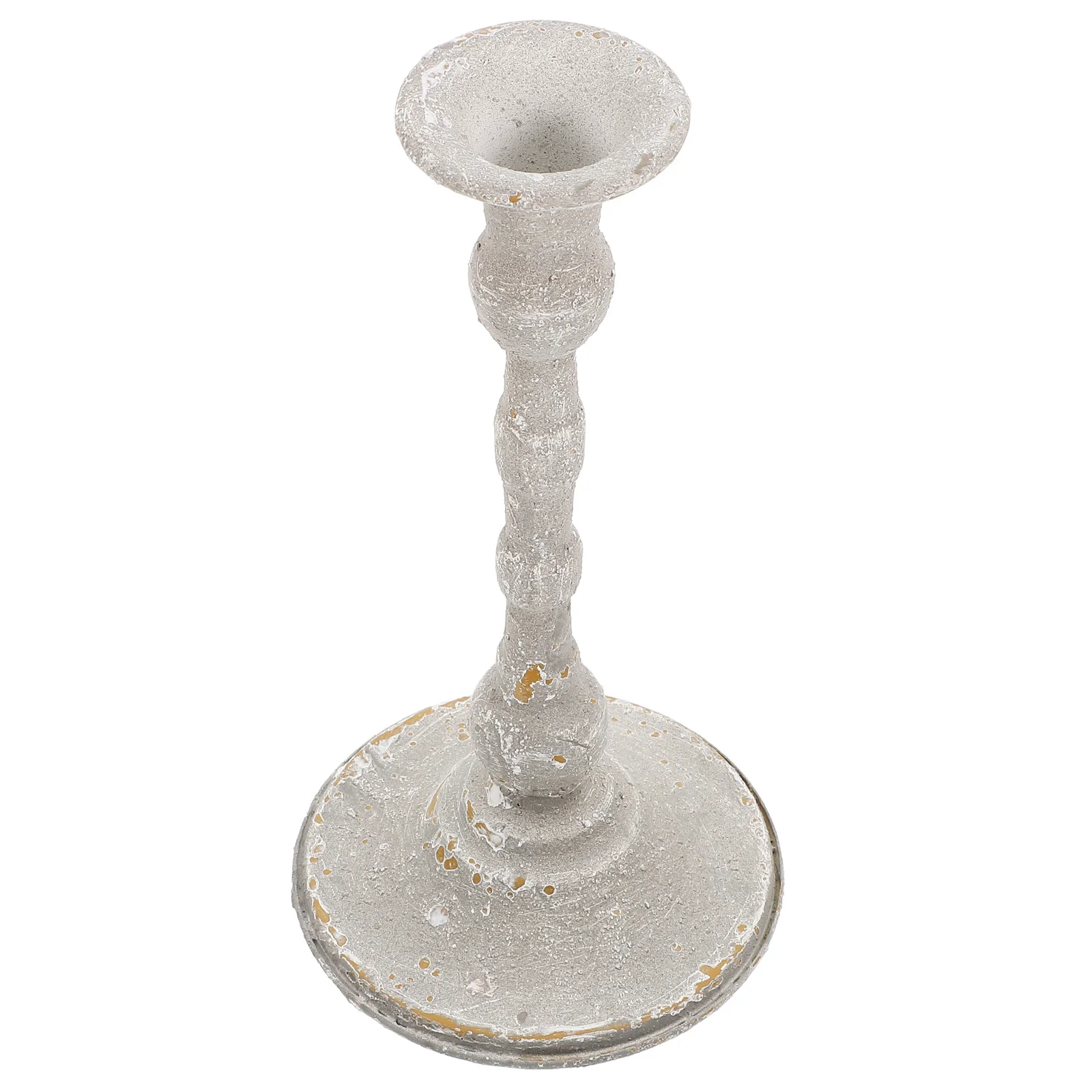 

Metal Taper Holder Vintage Style Candlestick Tabletop Decorative Display End Tables Centerpieces Candlestick Holder