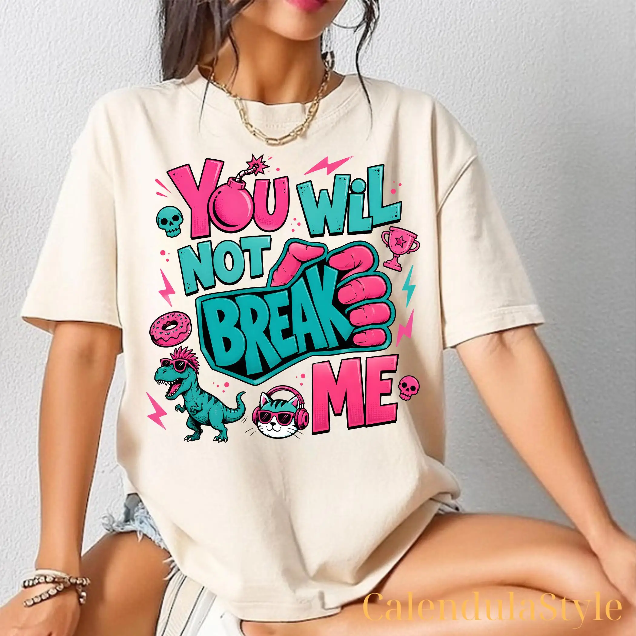 You Will Not Break Me New Achievement, The Desperado Club, Dungeon Crawler Carl Shirt, Book Lover Gift, Ride or Roar Tee