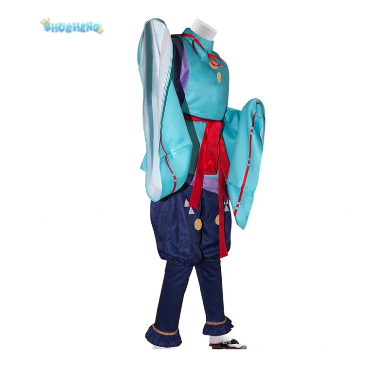 Tokiyuki Hojo Cosplay Costume Wig Anime The Elusive Samurai Uniform Chojumaru Elusive Warriors Halloween Party Women Men