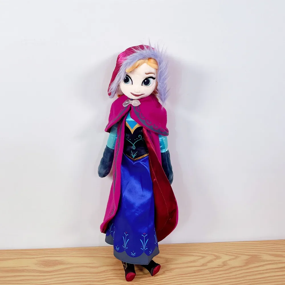 50Cm Cartoon Anime Frozen Prinses Anna Elsa Olaf Knuffel Knuffel Pop Kamer Sieraad Kussen Meisje Verjaardag Kerstcadeau