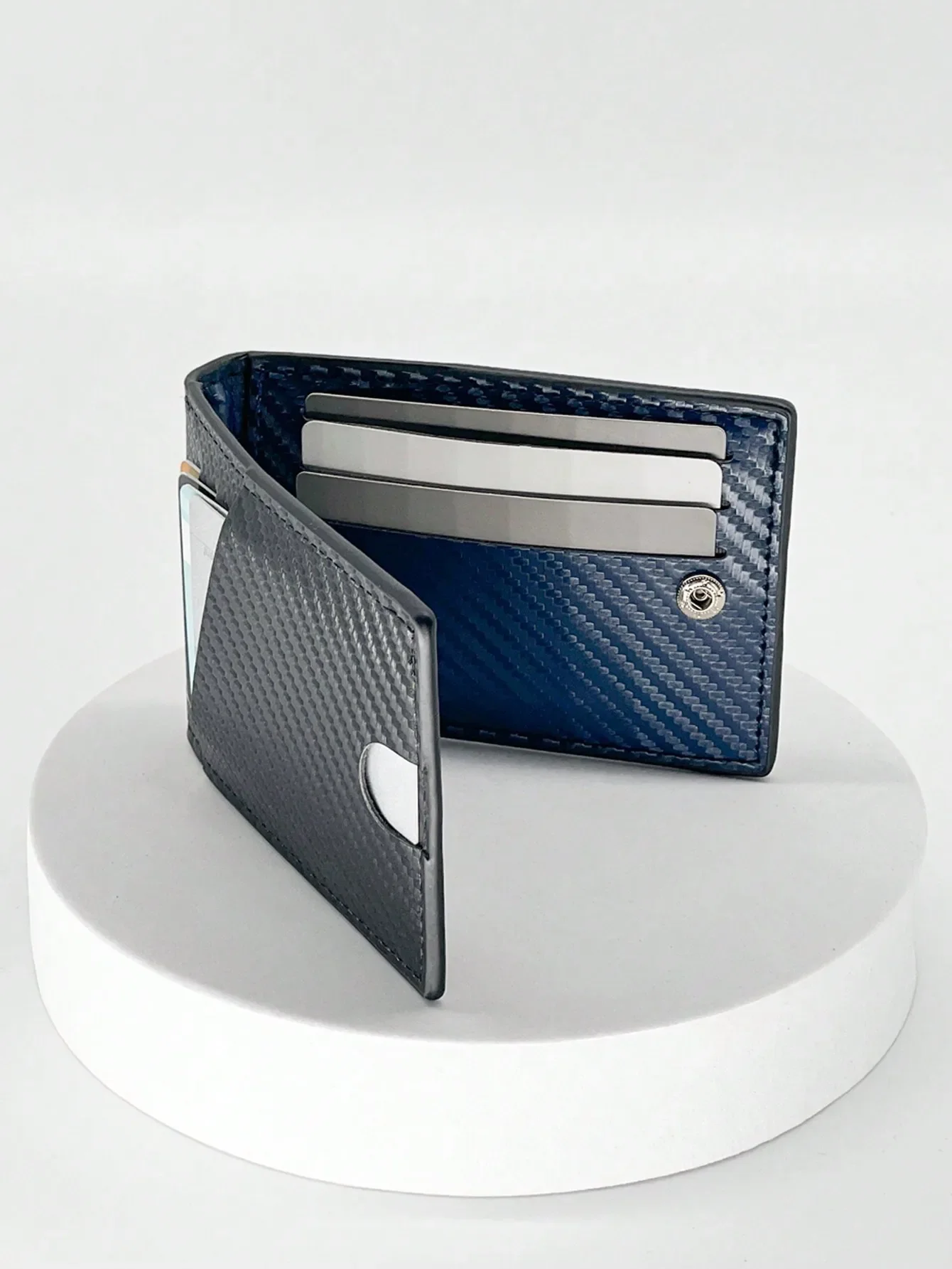 Clearance_Rfid ألياف الكربون جلد الرجال Airtag محافظ محفظة حامل بطاقة الائتمان لعلامة الهواء محفظة سوداء فاخرة الحد الأدنى بطاقة ث