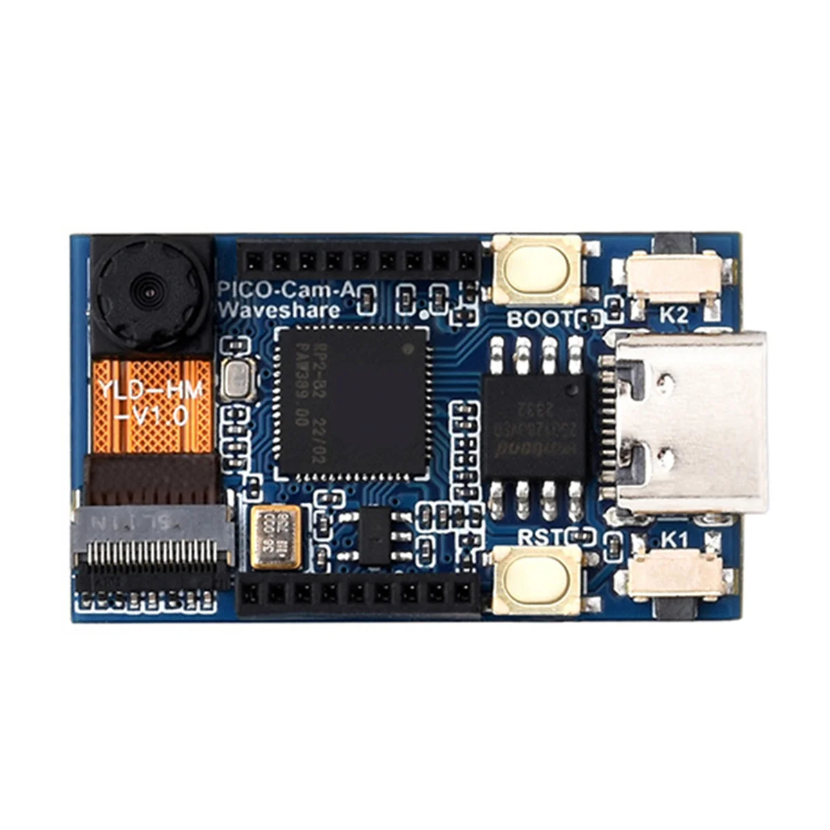 AB20-RP2040 Pico Cam Development Board with 1.14 Inch LCD Display 65K Color ST7789 HM01B0 Microcontroller for Raspberry Pi