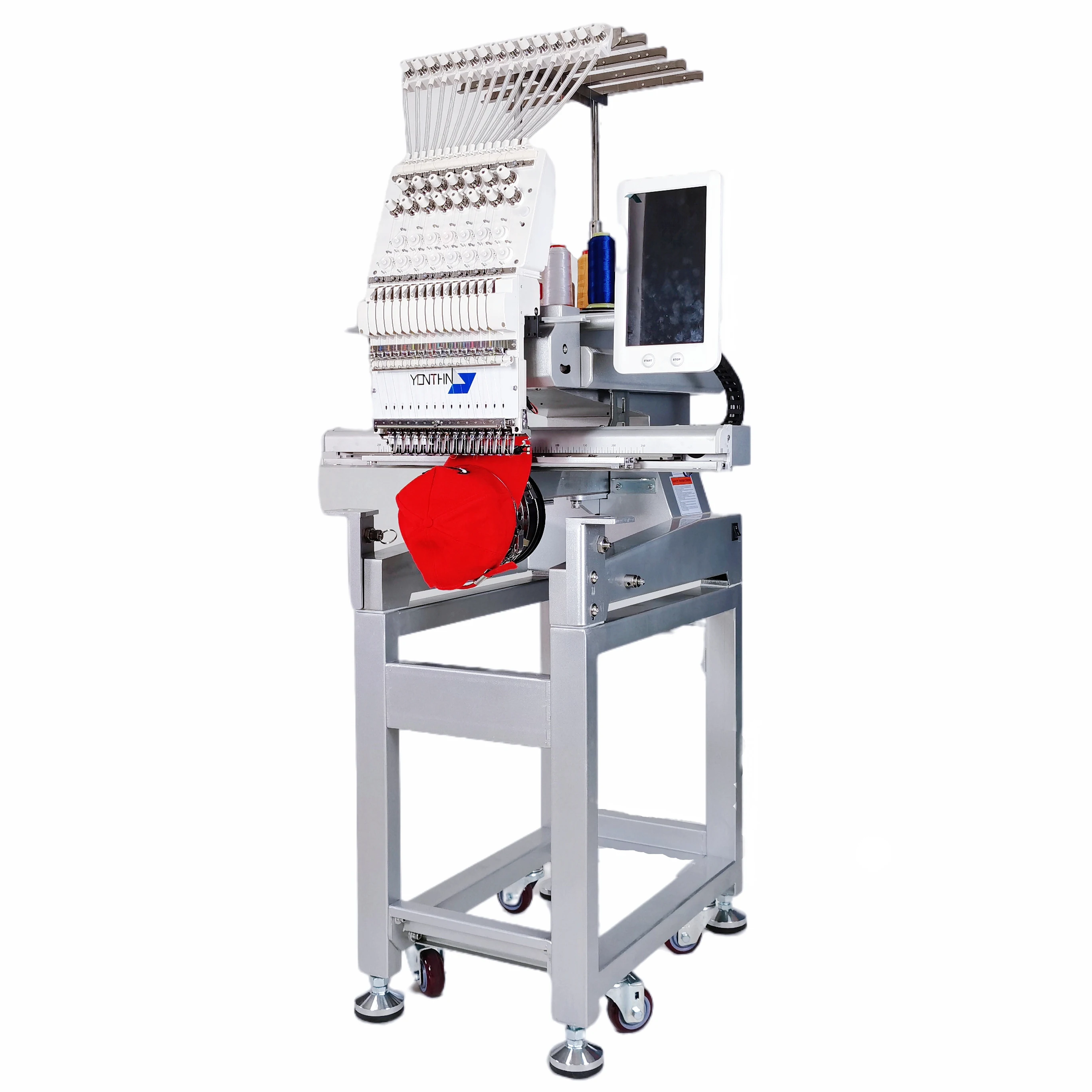 Yonthin Embroidery Machine Single Head 15 Needle Home Business Mini Automatic Computer Embroidery Machine