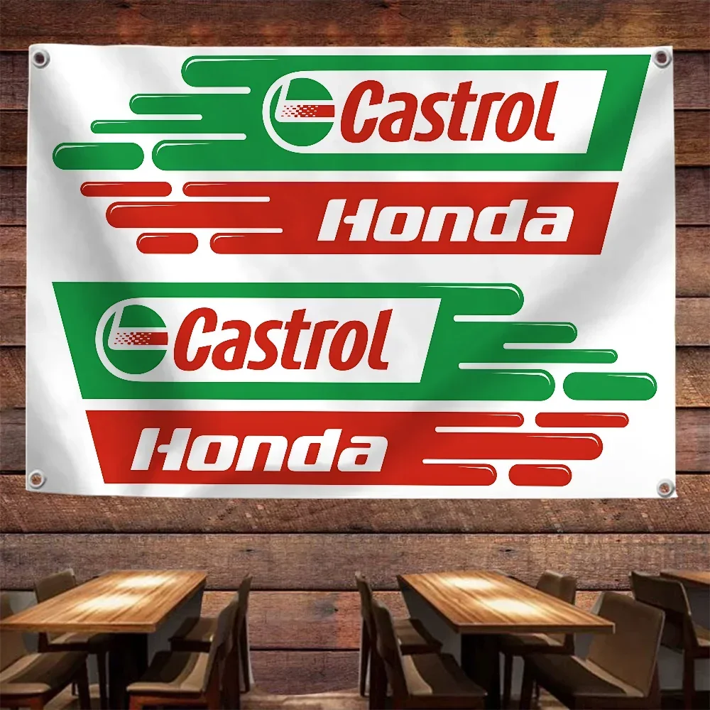 Home Decor Items Castrol Power Workshop Flags and Banners Wall Decoration Cute Room Decor Custom Flag Home & Garden Penetration