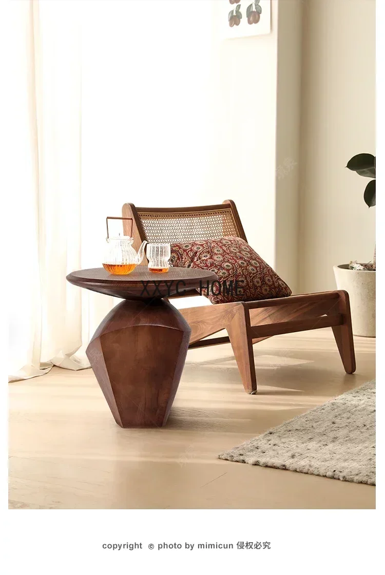

Retro Woonkamer Bank Massief Houten Bijzettafeldecoratie B & B Theesalon tafel Hoogwaardig Bed