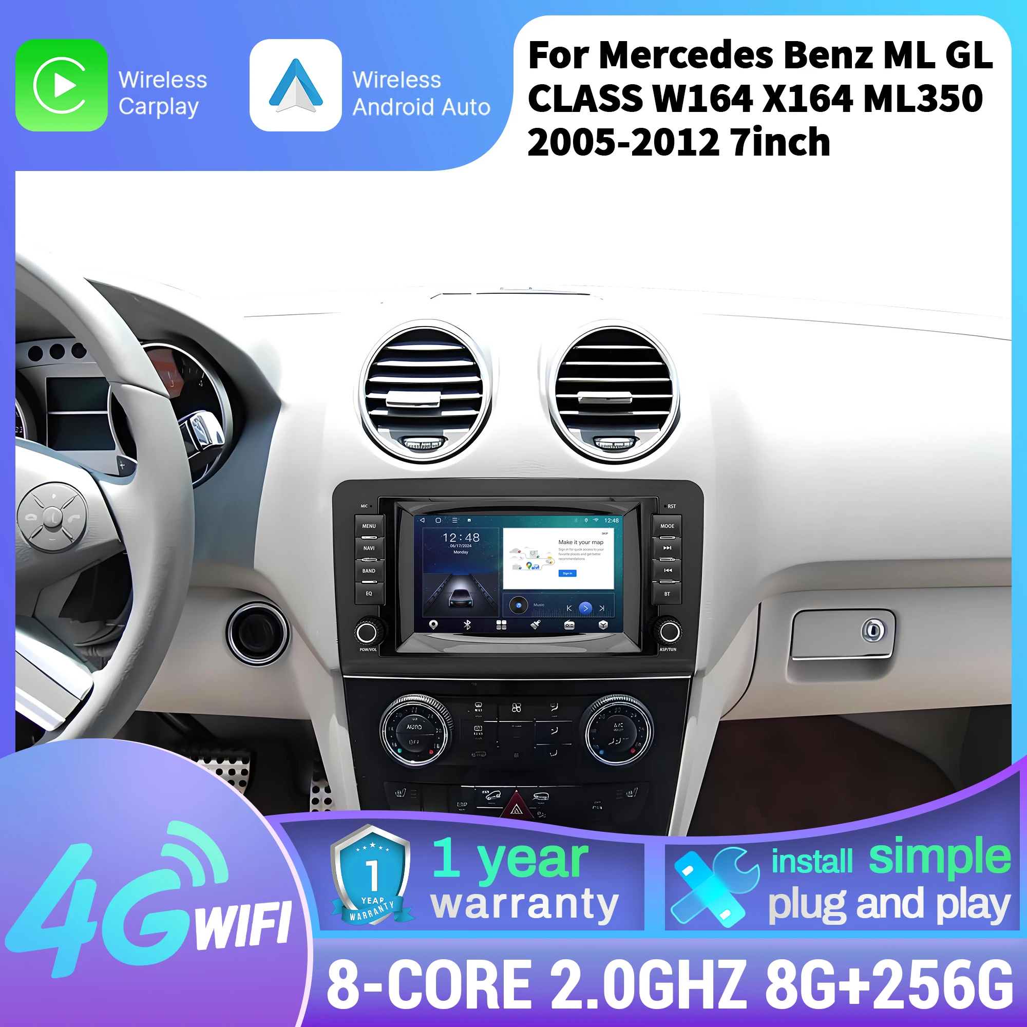 7 Inch Android 14 C… - image