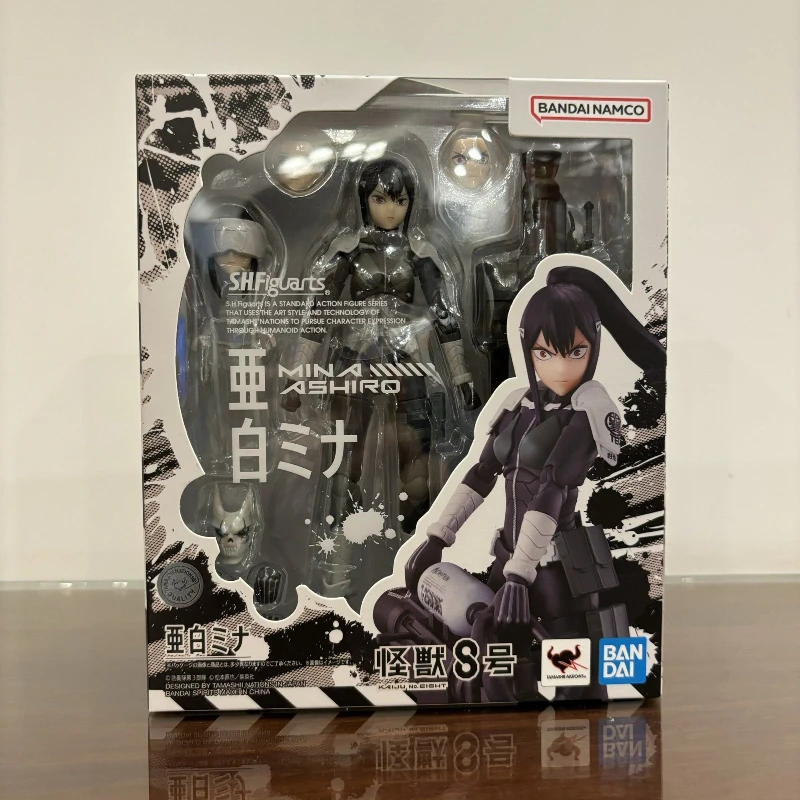 Auf Lager Bandai KAIJU No.8 Mina Ashiro Sammlergelenke Bewegliches Fertigmodell Spielzeug Ornamente Anime Actionfigur Geschenk WY