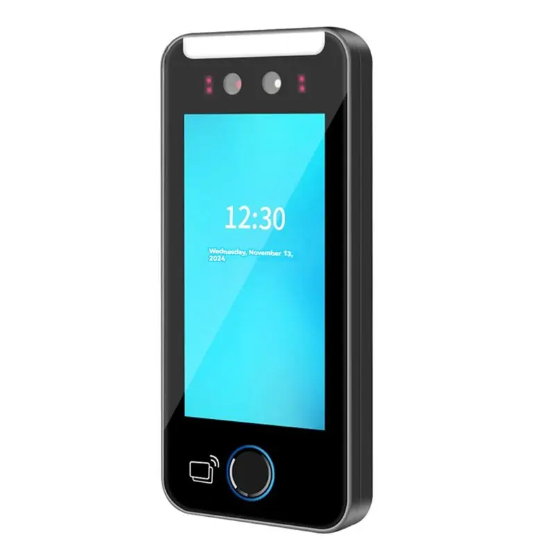 LXYB18B Intelligent Biometric Fingerprint Time Attendance Machine 5000 Users 5In Touch Lcd 2MP Camera Time Attendance A