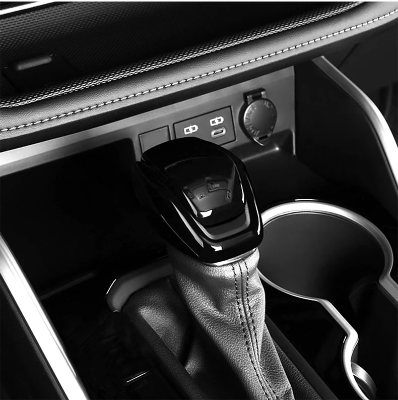 Für Toyota RAV4 XA50 2019 2020 2021 2022 2023 2024 2025 RAV 4 Hybrid Auto Schaltknauf Schaltkopf-Abdeckung Verkleidung ABS Zubehör – Detail 8