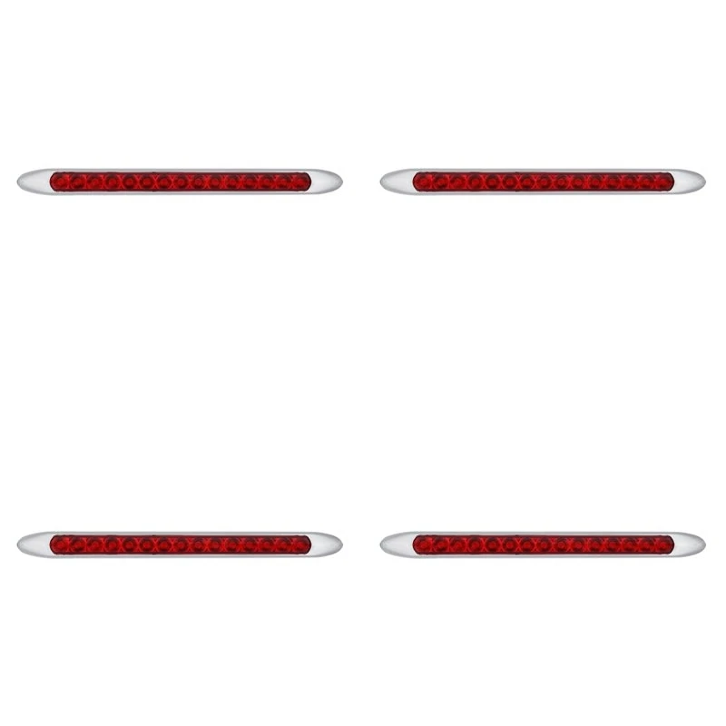 AU28-4X LED Trailer Truck Caravan UTE Stop Brake Tail Reverse Light Ultra-Slim Lamp