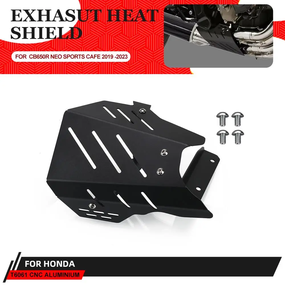 

For Honda CB650R Neo Sports Cafe 2019 -2023 2022 Motorcycle Accessories exhaust muffler pipe cover guard protector heat shield
