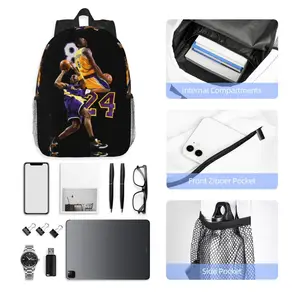 KB-KOBE-Bryant Sportsbag Basketball-Tasche Neue Standard-Fashion School Bag Print Druckleichter 15-Zoll-Rucksack 8 Hauptverkaufs -NBA -Rucksack - №2