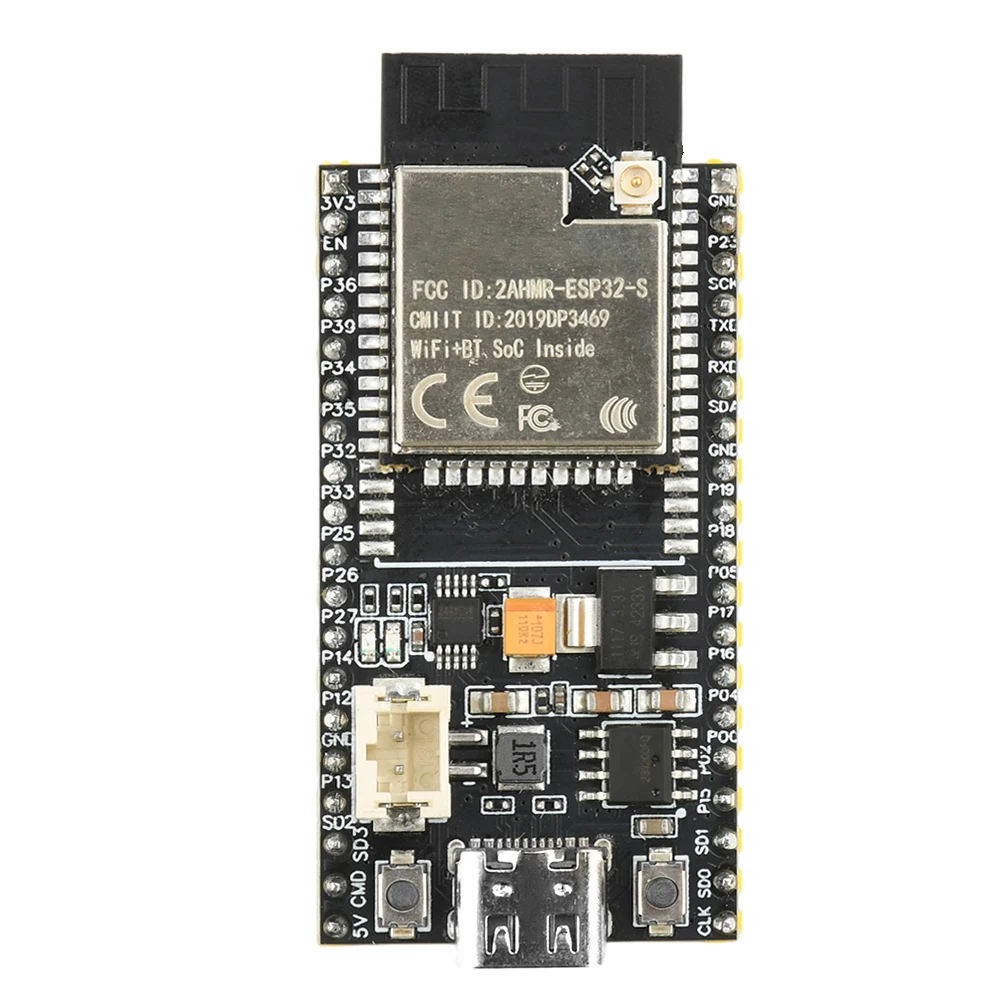 ESP32 WIFI Entwicklungsboard 2.4G mit Batterieschnittstelle, integriertem ESP32-S Modul, externer IPEX-Antenne und Typ-C-Schnittstelle – Detail 3