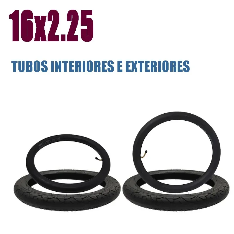 16x2,25 хорошее качество, внутренние внешние шины для электрического велосипеда 16x2,25 (58-305), для 16-дюймовых велосипедных шин