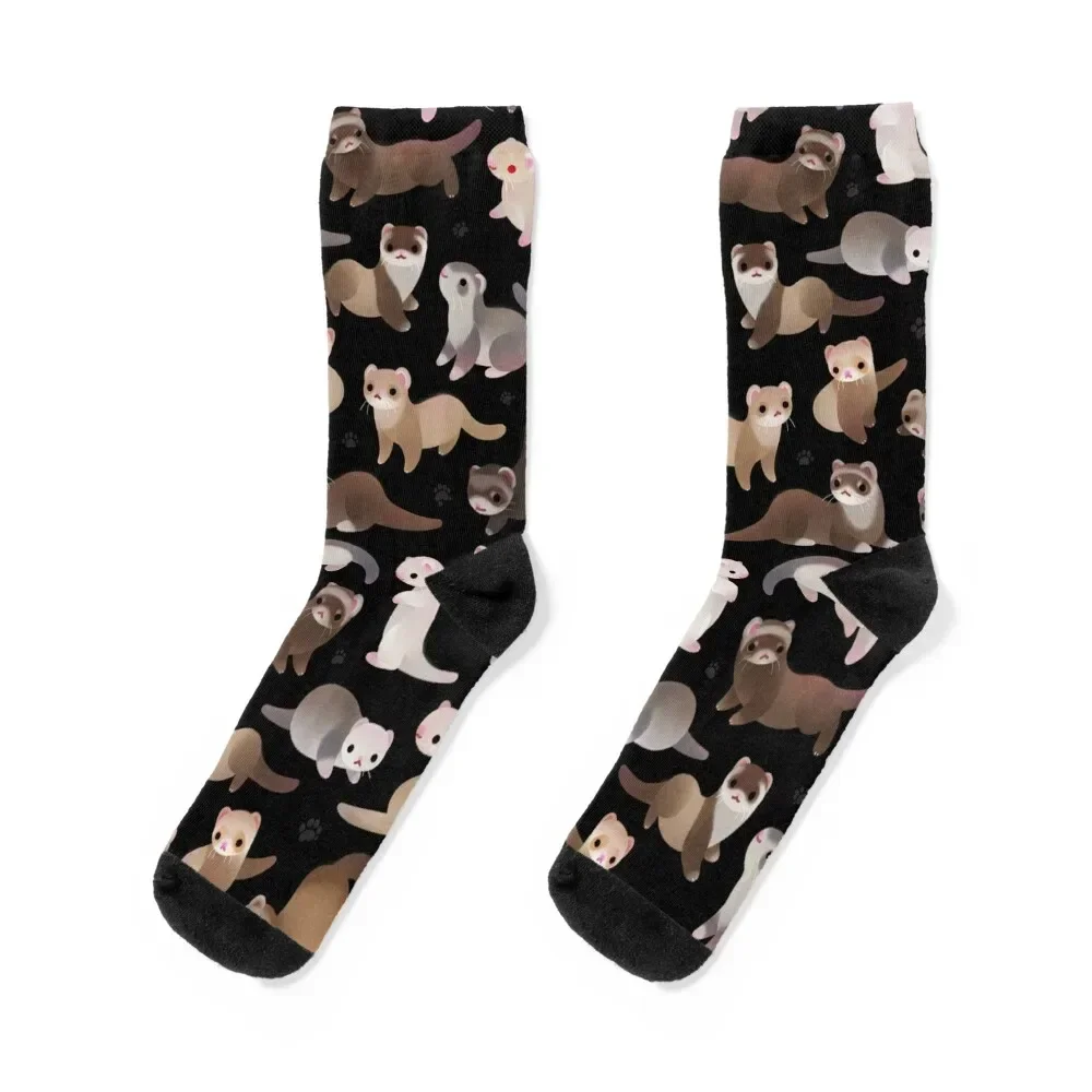 

Ferret - dark Socks loose japanese fashion new in's cool Men Socks Women's