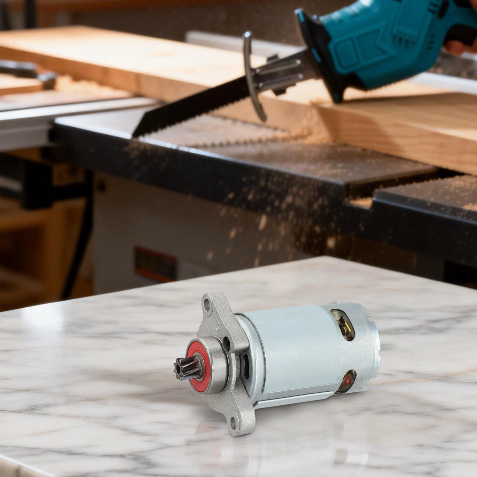 /21V /8-Tooth /Reciprocating Saw Motor All Copper Electric Saber Saw Motor For 550 Type Power Tool Replacement Part
