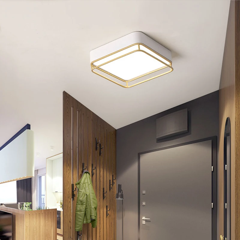 

Minimalism LED Ceiling Lights For Living Room Bedroom Kitchen Modern Chandelier Ceiling lamp Square Round Aisle Corrider lamps
