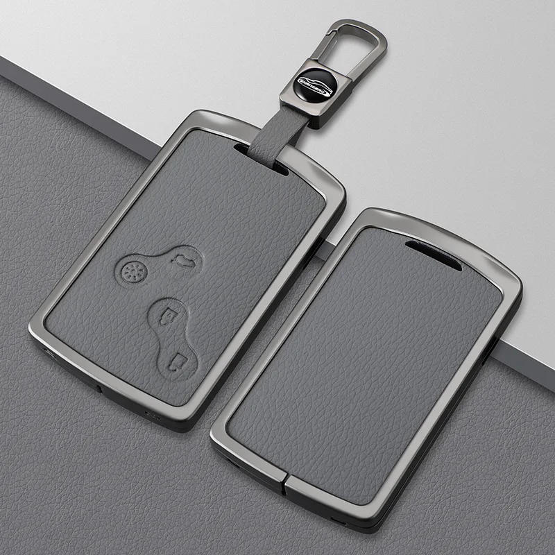 

Metal Car Key Case Cover Shell For Renault Kaptur Captur Logan Laguna Zoe Koleos Danilo Nema Fluence Megane 2 3 Clio Scenic