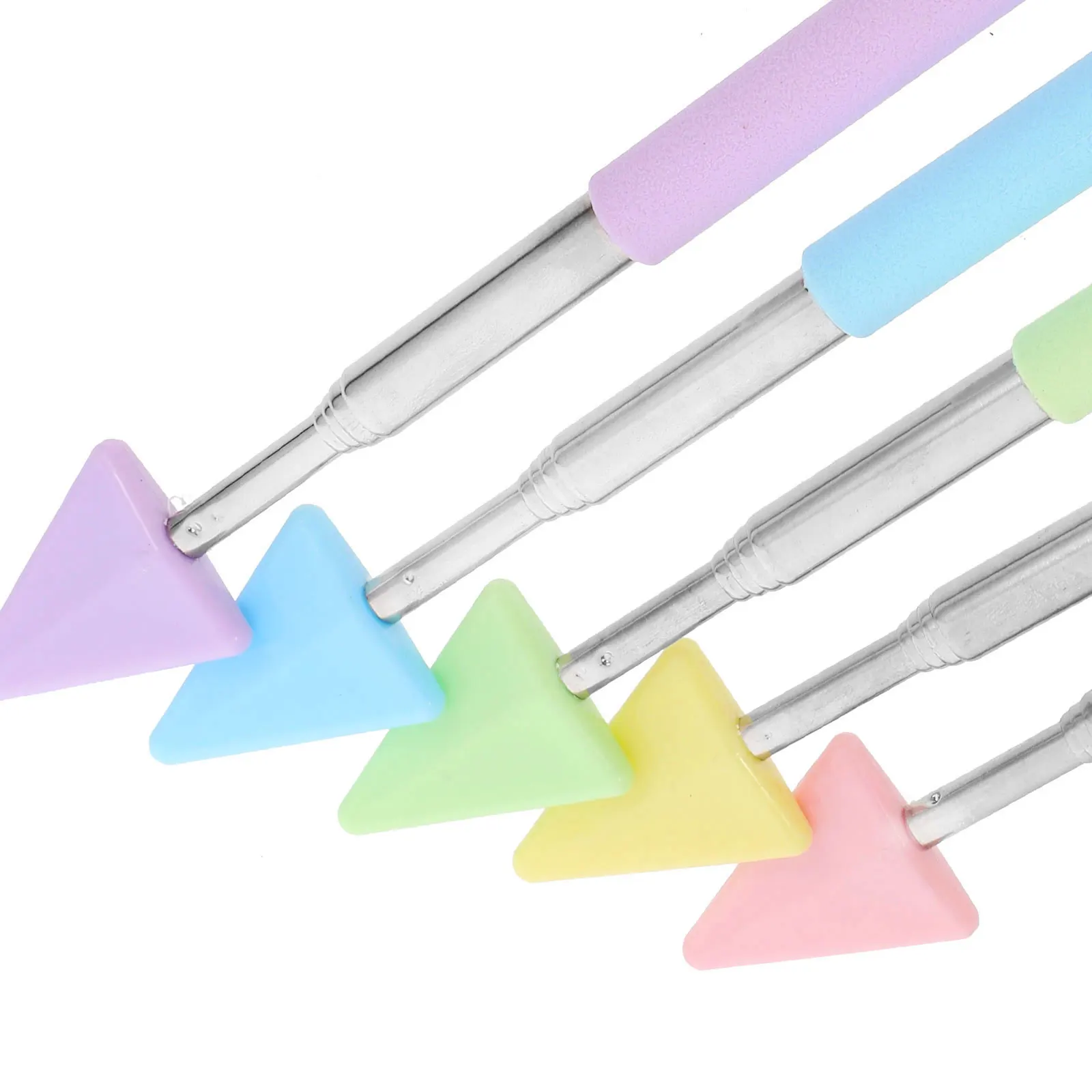 

5 Pcs Stick Handheld Extendable Pointer Blackboard Reading Blackboard Pointing Rod Marker Classroom Tool Student