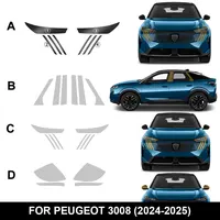 Para PEUGEOT 3008 2024 2025 faro de coche retrovisor B C pilares película protectora antiarañazos transparente pegatina ahumada TPU PPF