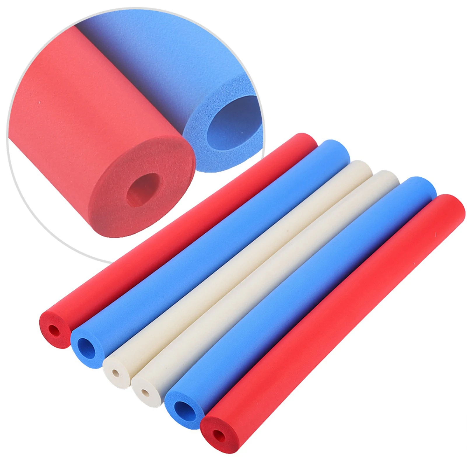 6Pcs Non Slip Foam Handle Sleeve Cover Utensils Razor Pen Foam Grip Tubing For Elderly Non slip Handle Sleeve Foam Handle Sleeve