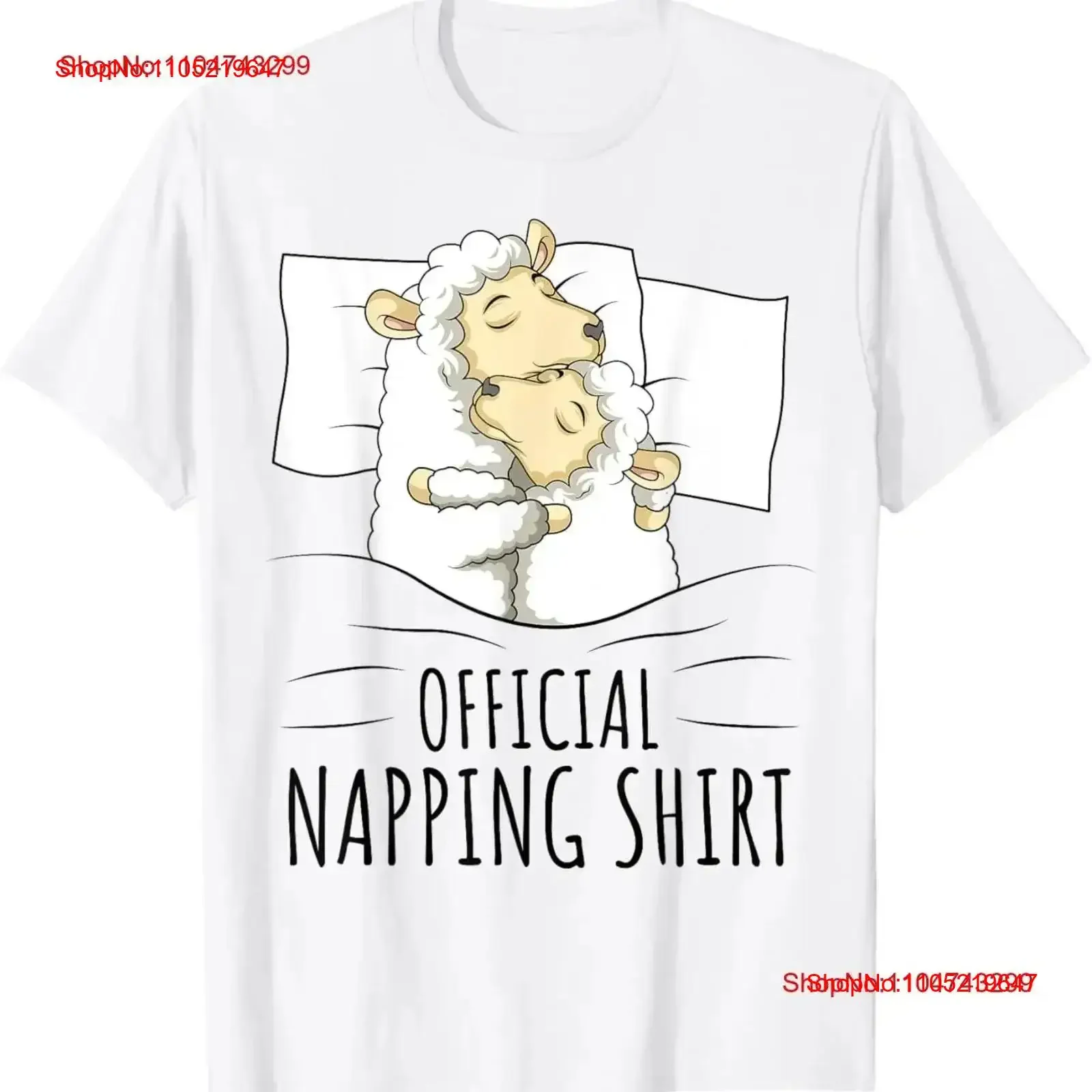 Sleeping Sheep Official Napping T Shirt vintage Washed Stylish Comfortable Slightly Breathable Versatile fashion Stretched