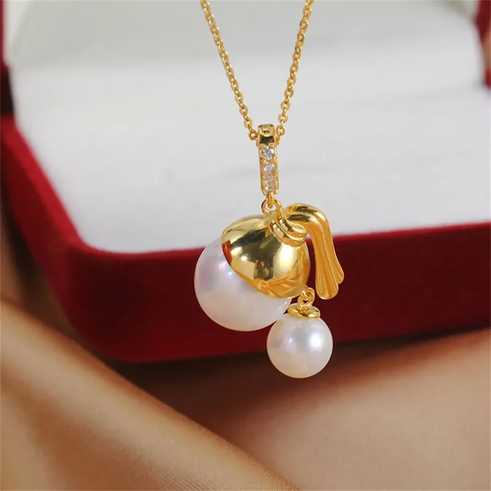 

Подвеска из стерлингового серебра 925 пробы с жемчугом, DIY пустая ободок, чашка, ювелирные изделия для рукоделия, фурнитура для подвески с полыми зубцами