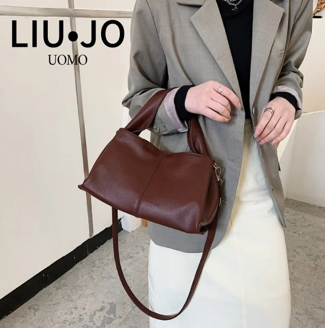 Luxury brand LIU JO Handbags Y2K Females Casual Commute Bags Women Metal Buckle Flap Square Shoulder Bags Ladies Messenger Bags